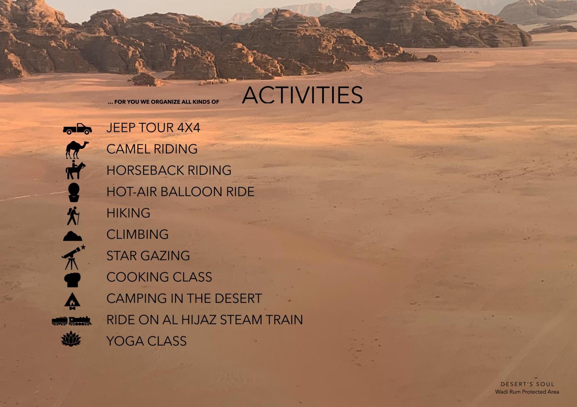 Desert'S Soul Wadi Rum Ad Disah エクステリア 写真